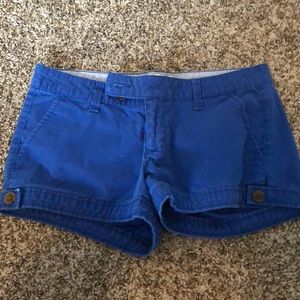 Blue shorts